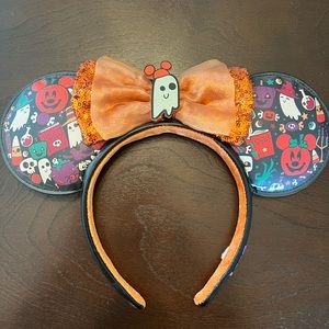 Disney Parks Halloween Minnie Ears Headband